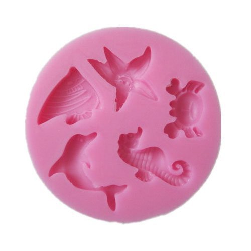 Dolphins Crab Starfish Hippocampus Mini Mold Silicone Chocolate Fondant Candy Mold DIY Cake Decorating
Dolphins Crab Starfish Hippocampus Mini Mold Silicone Chocolate Fondant Candy Mold DIY Cake Decorating