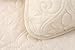 Web Linens Inc Oversized - 3 Piece 100% Cotton Quilted Coverlet Set - Ivory - King/California King 104 x 96 Inches Wrinkle/Fade Resistant Light Weight Luxurious All Season Super Soft Machine Washable