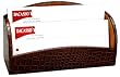 Brown Crocodile Embossed Leather Letter Holder
