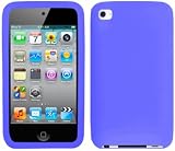 GreyMobiles BLUE SILICONE SKIN CASE FOR APPLE iPod TOUCH 4G 8GB 32GB 64GB (4th Generation)