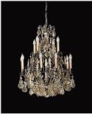 2-416-12-20 - Savoy House - Twelve Light Chandelier - Crystal And Bronze