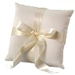 Tied with a Bow Ring Bearer Pillow - Ivory