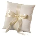Tied with a Bow Ring Bearer Pillow - Ivory
