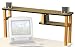 Wild Zoo Furniture HTCH MPL-BLK-WZ Hutch for Buddy and Computer Desks in Maple with Black Trim