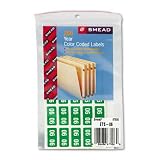 SMD67906 - End Tab Folder Labels