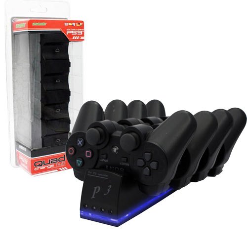 PS3 - Charger - Quad Charge Base (Komodo)