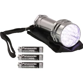 SE 28 LED Non Rolling Titanium Body Flashlight with Pouch
