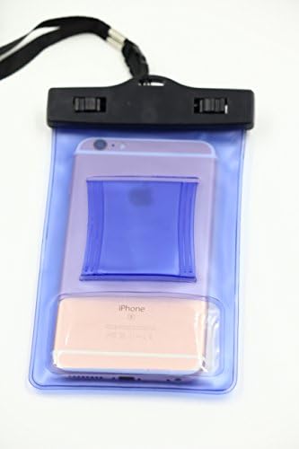 JAYHU Universal Waterproof Case,Cell Phone Dry Bag for iPhone 6S/6/6S Plus/ Samsung Note 5/4.Best Water Proof,Dust Dirt Proof,Snow proof Pouch for Cell Phone up to 6 inches B1(Blue)