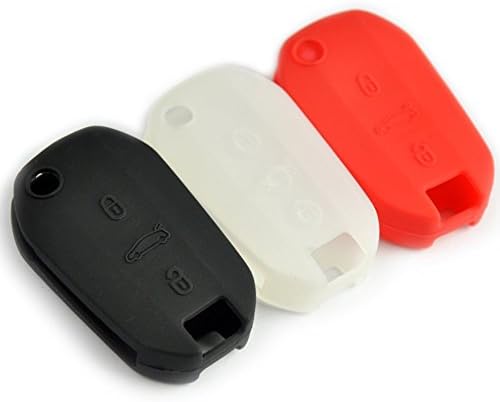 Arctic Black Silicon Keyless Entry Remote Smart Key Fob Skin Cover Protector