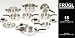 18 Pc Frügl Surgical Stainless Steel Cookware Set 18 Pc Frügl Surgical Stainless Steel Cookware Set