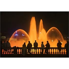 photographie La Font Magica, Montjuic's famous fountain. est disperible en (L x H): 60 x 40 cm de...