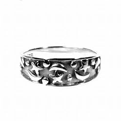 Sterling Silver Ring - Night Sky - Size: 6-13