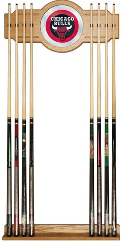 Chicago Bulls NBA Billiard Cue Rack with Mirror