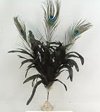Peacock Feather Christmas Tree Topper or Table Centerpiece