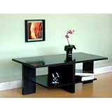 Pandora Modern Coffee Table in Warm Coffee Bean