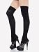 Opaque Thigh High Stocking White Red or Black 3 Colors Options