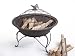 XXL FEUERSCHALE FEUERKORB GRILLSCHALE GRILLROST EISEN Ø 75 CM FUNKENSCHUTZ SCHWARZ