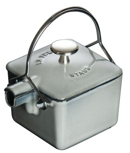 Square .75 qt. Kettle Teapot in Graphite Square .75 qt. Kettle Teapot in Graphite