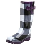 Chooka Womens Buffalo Plaid Rainboot