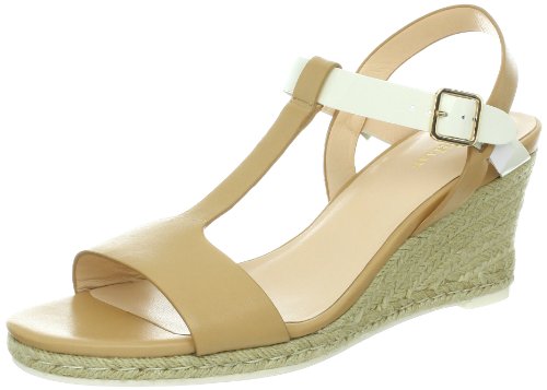 Cole Haan Sandals Cole Haan Women's Elizabet Platform Sandal,Sandstone/Ivory Patent,8 B US