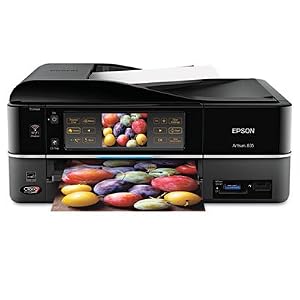 New-Epson C11CA73201 – Artisan 835 Wireless All-in-One Inkjet Printer, Copy/Fax/Print/Scan – EPSC11CA73201