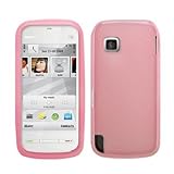 Pink Silicone Case / Skin / Cover for Nokia 5230 Nuron