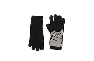 Marc by Marc Jacobs Guantes de Lana Dont Sweat My Pet Negro / Gris