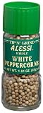 Alessi White Peppercorn, 1.51-Ounce Grinders (Pack of 6)