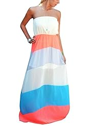 Sexy Off the Shoulder Summer Chiffon Party Dress/Maxi Dress 