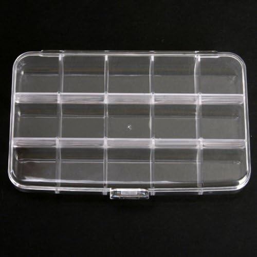 15 Cells Nail Art Rhinestone Empty box storage case