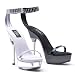 Women's 678-Rowena 6 Heel Sandal With Rivet Anlkle Strap