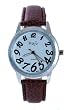 Kuji Women's Brown Leather Band Watch#3051B