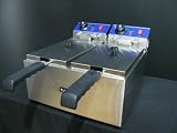 Electric Twin 6L Commercial Chip Steel Deep Fat Fryer