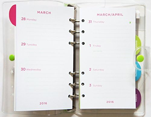 2016 Boho ELephant Vinyl Organizer Weekly Engagement Calendar/Planner