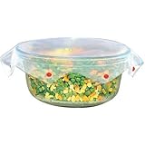 Microwave Spatter Screen, Red Beads