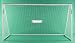 Sporting Goods : Commercial Grade 12 Foot X 6.5 Foot White Soccer Goal and Net with Industry Leading Large 3" Pole Diameter