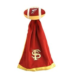 Florida State Seminoles Plush NCAA Football with Attached Security Blanket by Coed Sportswear