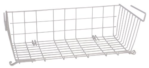 Grayline 40609, Large Hanging Stack Basket, White