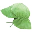 i play. Solid Flap Sun Protection Hat, Lime, Infant (6-18 Months)