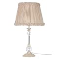 Candice Crystal Table Lamp - White (17")