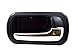 PT Auto Warehouse HO-2572MA-RR - Inside Interior Inner Door Handle, Black Housing with Chrome Lever - Passenger Side Rear