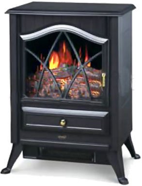 Buy 1850W LOG BURNING FLAME EFFECT STOVE HEATER ELECTRIC FIRE FIREPLACE FAN NEW Promo Offer