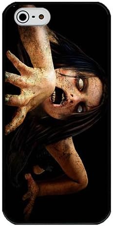 iPhone 4S Case, iPhone 4 Case - Horror Scary Stories Hard PC Plastic Snap - on Case Back Cover for Apple iPhone 4S Black