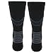 adidas Unisex-US Traxion Impact Crew Football & Basketball Crew Sock (1-Pair), Black/White/Dark Grey/Onix, 5-6.5