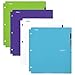 Five Star Pocket Folder, 4-Pocket Plastic Folder, Quick-View, 11-5/8" x 10-3/4", Assorted Trend Colors, 4 Pack (73270)