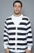 Crooks and Castles The Big Stripe Cardigan in Dark Navy,Sweaters for Men