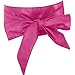 Nanxson Womens Bowknot Leather Wide Waist Band Self Tie Obi Cinch Belt PDW0009