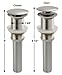 GotHobby Brushed Nickel Bathroom Faucet Vessel Sink Pop Up Drain Stopper Without Overflow 1 5/8