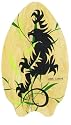 35" Wood SkimBoard - Edge Series Skimboards SE3 Dragon Print