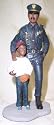 Dave Grossman Policeman African American with Child #DGP-603